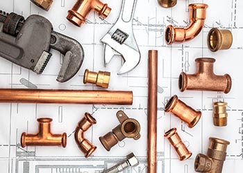 copper pipe and plumbing tools